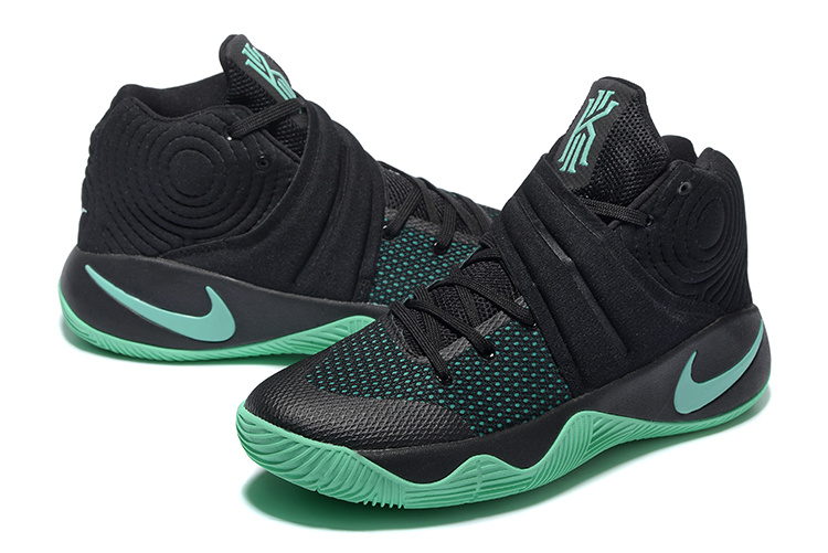 Nike Kyrie 2 Black Green Basketball Shoes - Click Image to Close